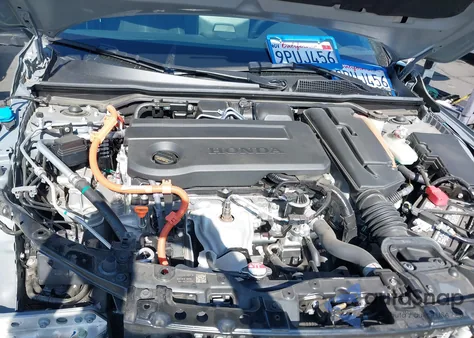 2025 Honda Civic Hybrid Sport z USA, uszkodzony, nr VIN 19XFL4H81SE001350